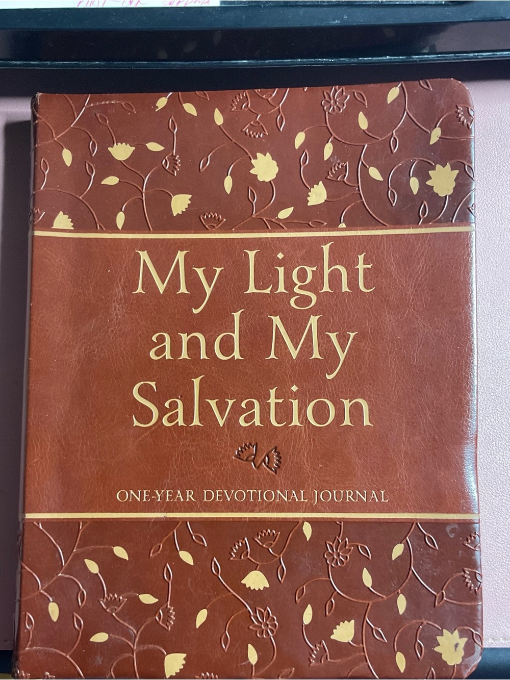 My Light and My Salvation - Brown Devotional Journal